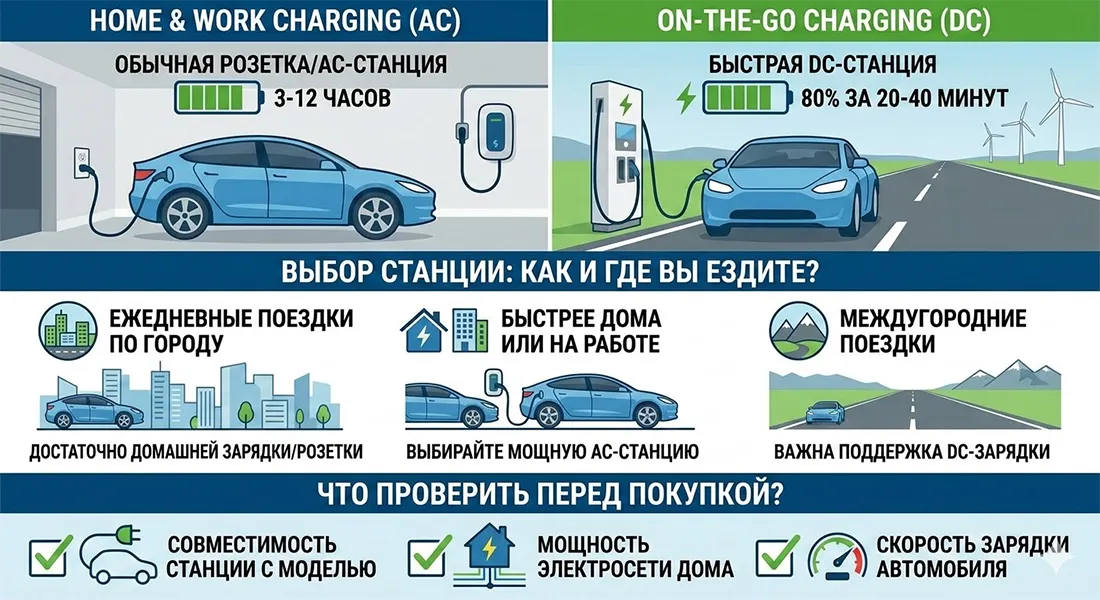 Устройство электромобиля